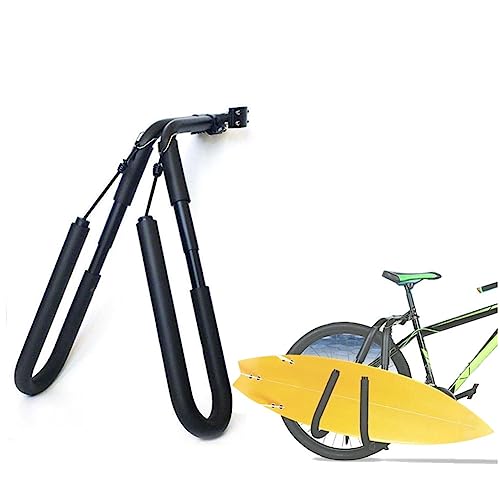 Portatablas de surf para bicicletas, portatablas de surf para bicicletas, portatablas de surf ligero para deportes al aire libre, soporte para transportar tu tabla de surf de forma segura en la bici