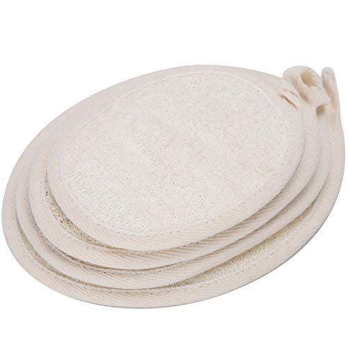 4 stks Loofah Shower Pad, Body Scrub Exfoliëren Luffa Badspons Douche Ook wrijven(# 2) - Image 6