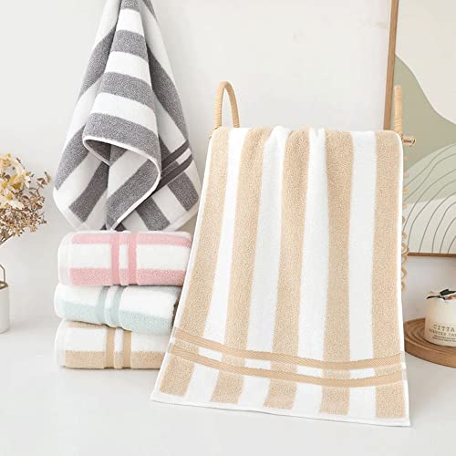 Serviettes de bain stripe en coton de qualité supérieure pour un séchage rapide au quotidien