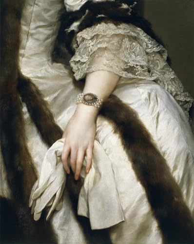 Poster Graffiti Portrait Marie-Caroline d'Autriche Mengs Premium 60x90