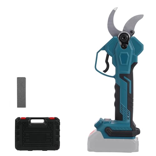 Akku Astschere für Makita 18V Batterie, Max 40mm Schnittdurchmesser, 4 einstellbare Breiten, Elektrische Gartenschere mit LCD-Anzeige, elektrische astschere für Zweige,Sträucher,Stämme (Ohne Akku)