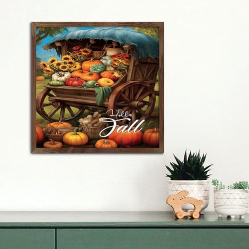Plaque murale Hello Fall en bois pour une ambiance cocooning
