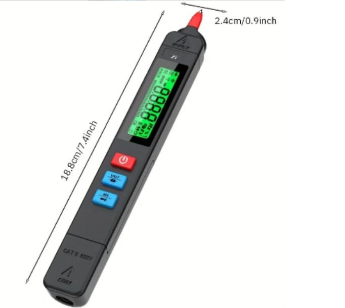 Z1 Digital Multimeter Universal MeterVoltmeter Test Pen, BLACK