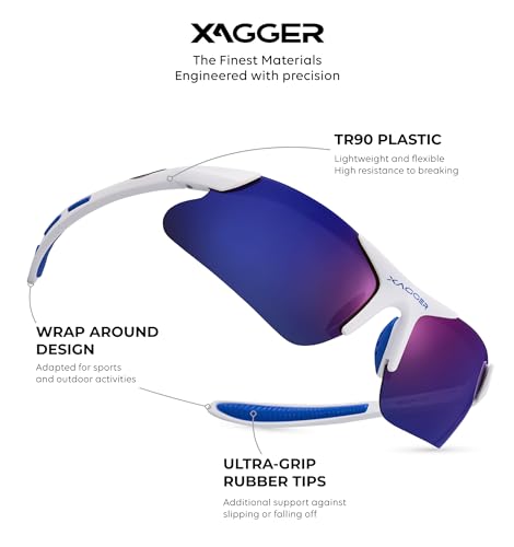 Image of Kids Youth Polarized Sports Sunglasses for Boys Girls Baseball Softball Glasses TR90 Frame