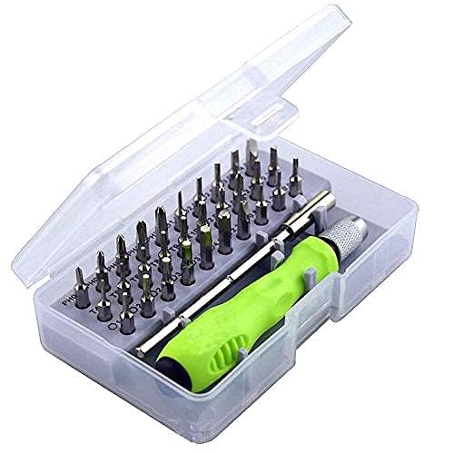32 In1 Multi-Bit Screwdriver Set For Mobile Laptop PC Repair Tool Kit with Magnetic Flexible Extension Rod, Precision Bits screw driver (B0DD76GTMD) Amazon Price History, Amazon Price Tracker