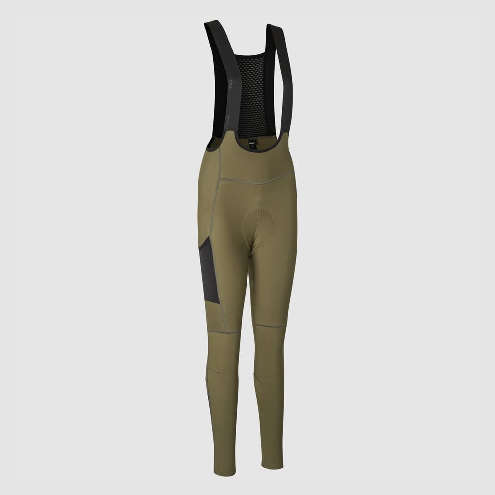 GripGrab PACR Thermo Bib Tights damskie zimowe spodnie wyścigowe MTB Gravel Bike spodnie rowerowe długie z wyściółką spodnie rowerowe