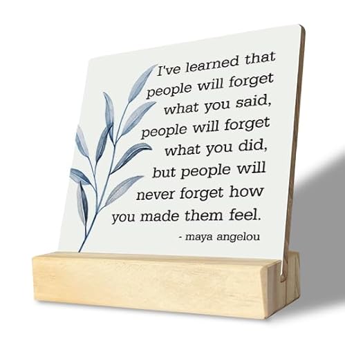 Primitive Wooden Sign, I've Learned that... People Will Never Forget