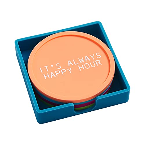 Dessous de verre en silicone piscine Mud Pie, idée cadeau originale - 3