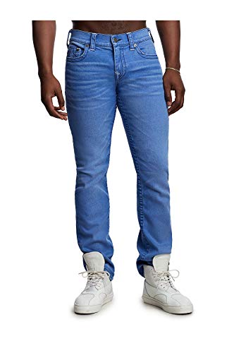 True Religion Men's Ricky Straight Leg Jeans (42, Bright Rogue)