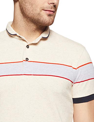 Image of United Colors of Benetton Men's Striped Regular Fit Polo