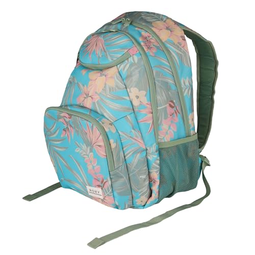 Roxy Women's Shadow Swell Backpack | Travel | Everyday Carry | Work | Gym | 21L | Recycled Polyester, Ocean Spray