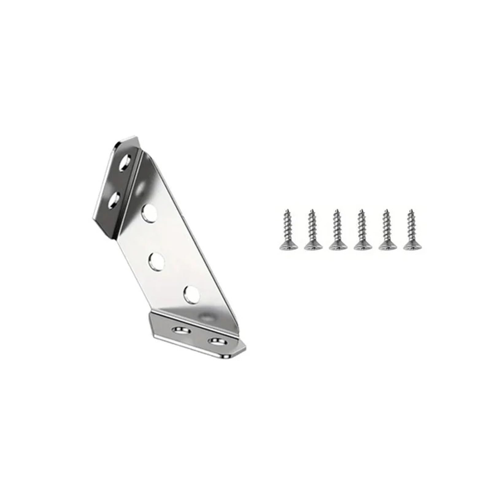 Supports d'angle en acier inoxydable 90° pour meuble bois et connecteur armoire