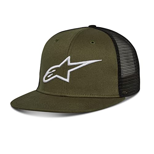 Alpinestars, Corp Trucker, Baseball Pet, Militaire/Black, Os, Mens