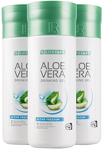 LR LIFETAKT Aloe Vera Drinking Gel Active Freedom Nahrungsergänzungsmittel (3x 1000 ml)