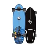 ③ En comparación con los longboards convencionales, los surfskates ofrecen una forma de montar completamente nueva y diferente. las secuencias de movimiento en los patines de surf se acercan mucho al surf y, por lo tanto, son muy diferentes al longboard y al skate.