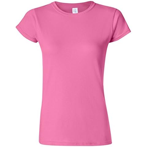 Gildan Ladies Soft Style T-Shirt in Azalea Cover