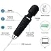 Massager Wand Wireless Handheld Personal Body Massage with 8 Powerful Speeds and 20 Modes Cordless Electric Waterproof Portable Rechargeable for Neck Shoulder Back Legs