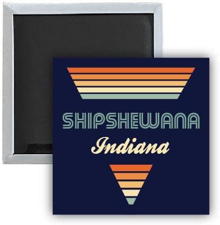 Miniatura 1 de Shipshewana Indiana - Imán para nevera (2.5 x 2.5 pulgadas), diseño retro