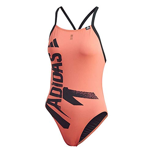 adidas Pro Tokyo Suit Swimsuit, Woman, Rossen/Black, 32