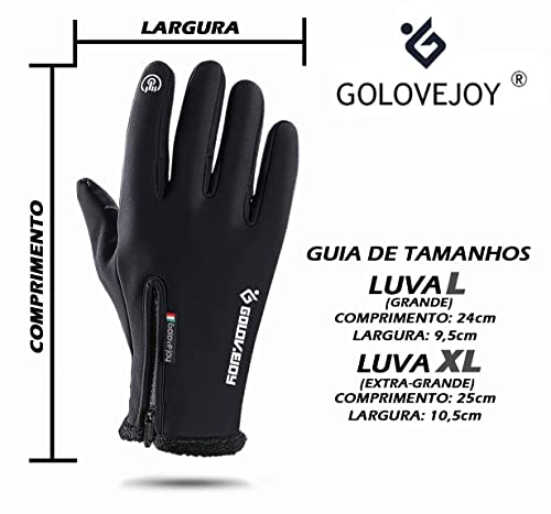 Smart Data Luvas de inverno Dedos de tela de toque Luvas quentes isoladas Antiderrapantes à prova d