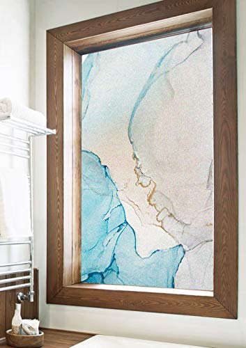 Película para ventana decorativa Xijier 88x150cm miniatura 3