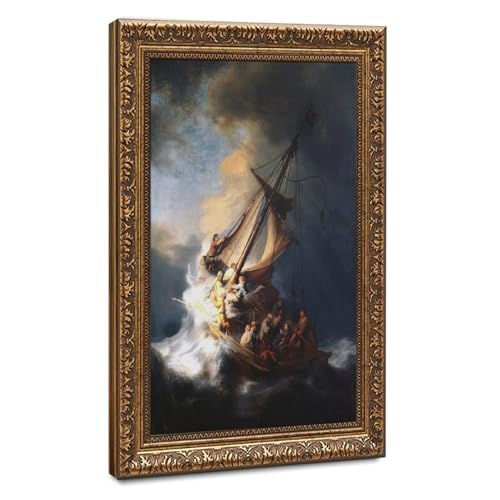 Toile Rembrandt La tempête sur la mer de Galilée pour inspirer votre intérieur