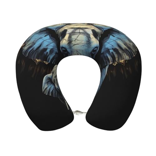 Almohada de viaje de espuma viscoelástica tamaño único miniatura 1