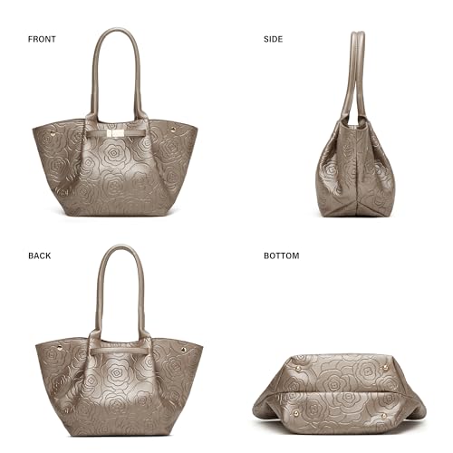 Image of Women Fashion Handbags Wallet Tote Bag Shoulder Bag Top Handle Satchel Purse Set 4pcs