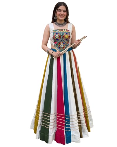 TWAMEKA ENTERPRISE Women's Dola Silk Lehenga Choli Printed Leheng...