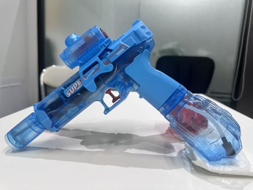 Image of Electric Water Gun for Adults Kids 2 Pack,Automatic Watergun,Ultimate Party Beach Toy Fun Gift for Toddler,Summer Pool Game,Long Range,Rechargeable,Splashy Blaster Electric Water Guns(Pistol,Red+Blue)