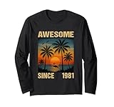 Photo Gallery awesome since 1981 44° compleanno fenicottero tropicale palma maglia a manica Photo Gallery awesome since 1981 44° compleanno fenicottero tropicale palma maglia a manica
