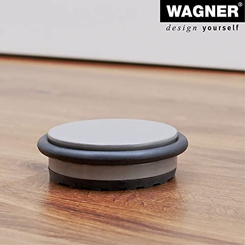 Wagner Doorstop Big Disk Color Middle Grey, diameter 98 x 30 mm, Middle Grey, Premium Buffer Made of Coated Industry Steel - Image 4