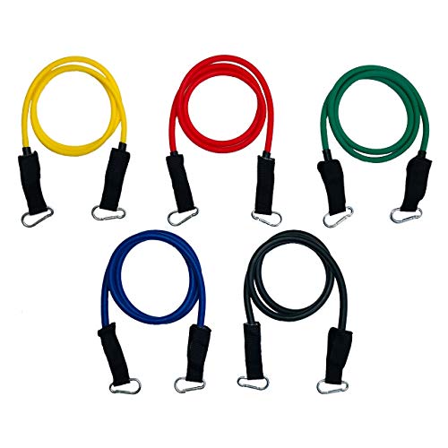 Kit De Elásticos Extensores 11 peças - Treinamento Funcional Pilates