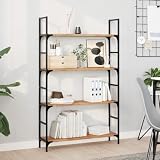 Ziaphsol Scaffale da parete in legno di acacia, 100 x 20 x 2 cm, trattato ad olio, design moderno, salvaspazio, versatile, mobile decorativo per soggiorno, cucina, bagno, camera da letto, ufficio