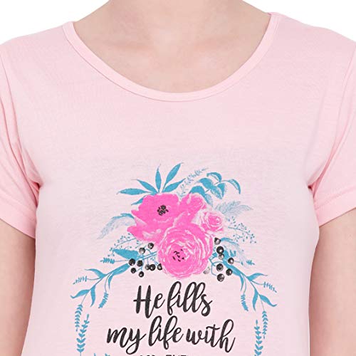 Image of In Love Women's Plus Size Cotton Printed T-Shirt with Pocket - Combo Pack of 2