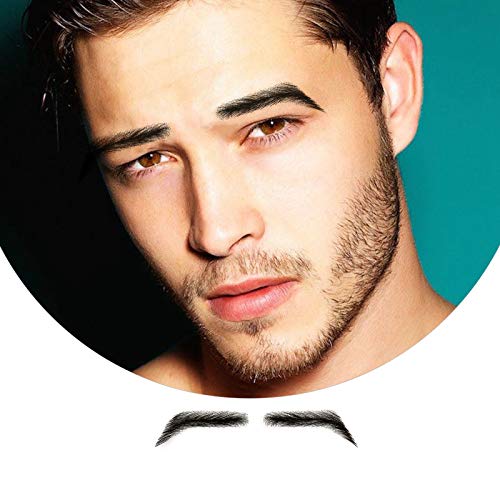 Neitsi False Eyebrow Men's Handmade Eyebrows Human Hair with Tape (KS-M912)