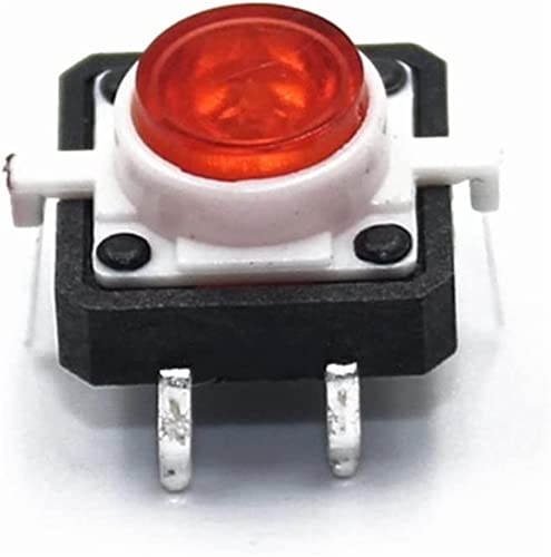 Micro commutateur tacticle 12x12x7.3mm bouton-poussoir tactile momentané led 5 couleurs x100