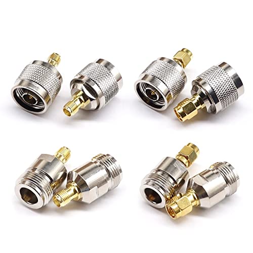 Fiche adaptateur N mâle vers SMA mâle connecteur jack RF coaxial 4 type