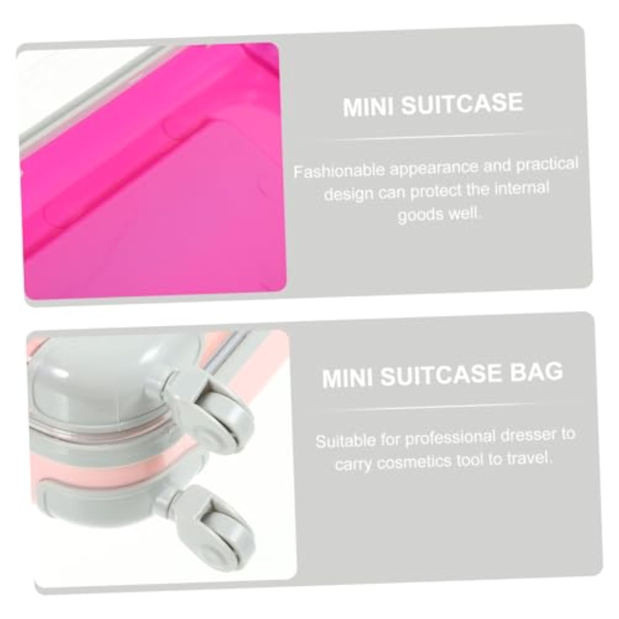 4pcs Makeup Organizer Box, Travel Makeup Bag