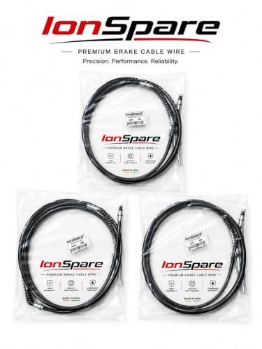 Image of IonSpare Ola Compatible Brake Cable Combo 3 Pack| Compatible for Ola S1X & S1X+,Air | Ola S1X /S1X+ Brake Cable Combo (3 Pack) - Compatible with Ola S1X and S1X+ electric scooters.