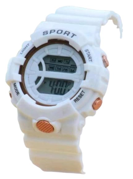 Image of Trendy Sports Digital Watch Shockproof Multi Functional Automatic 5 Light Color Dial Strap Waterproof Digital Sports Watch Sports Digital Watch for Mens and Boys