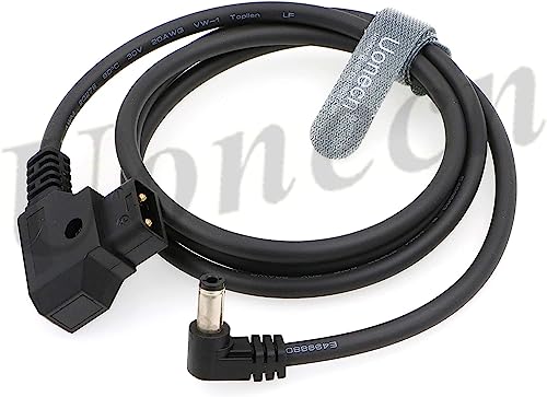 Cable de alimentación de 1 m de ángulo Recto de CC a Dtap 12 V 2,1 mm para monitores LCD KiPRO Lectrosonic de Baja Mezcla de Dispositivos LED PowerTap-Lectro…