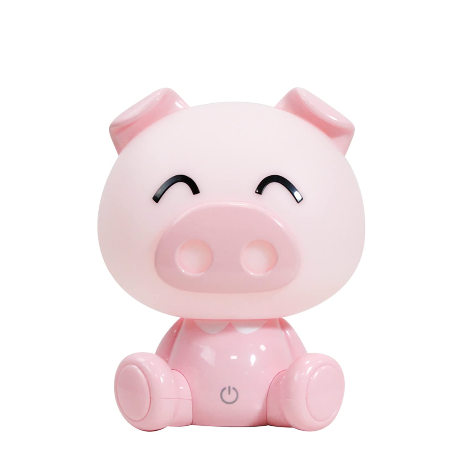 Lustre Piggy LED ONLI rose diffuseur de lumière douce