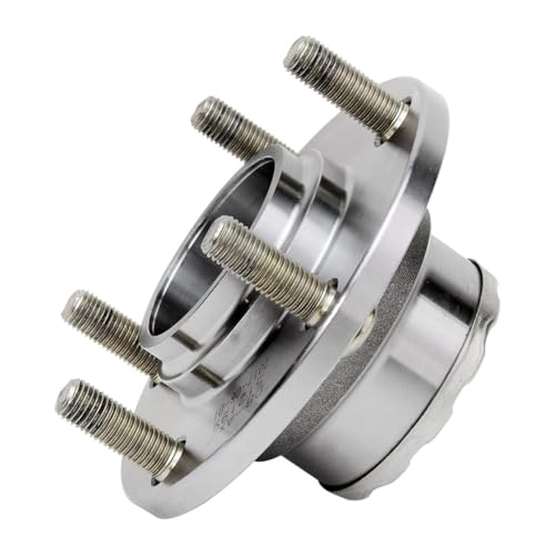 Image of Detroit Axle - Pair Rear Wheel Bearing and Hub Assembly for Hyundai Tiburon 2003 2004 2005, 5 Lugs Without ABS 512199