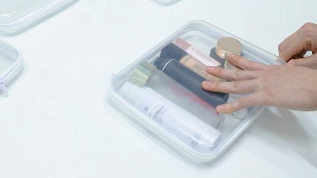 Amazon.com: YOPCDJ 3 Pack Clear Hard Shell Zipper Case, Clear