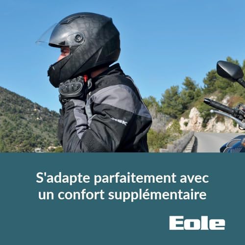 Casque cross EOLE HEADBOT bleu jaune ECE 22.06 taille M coque ABS