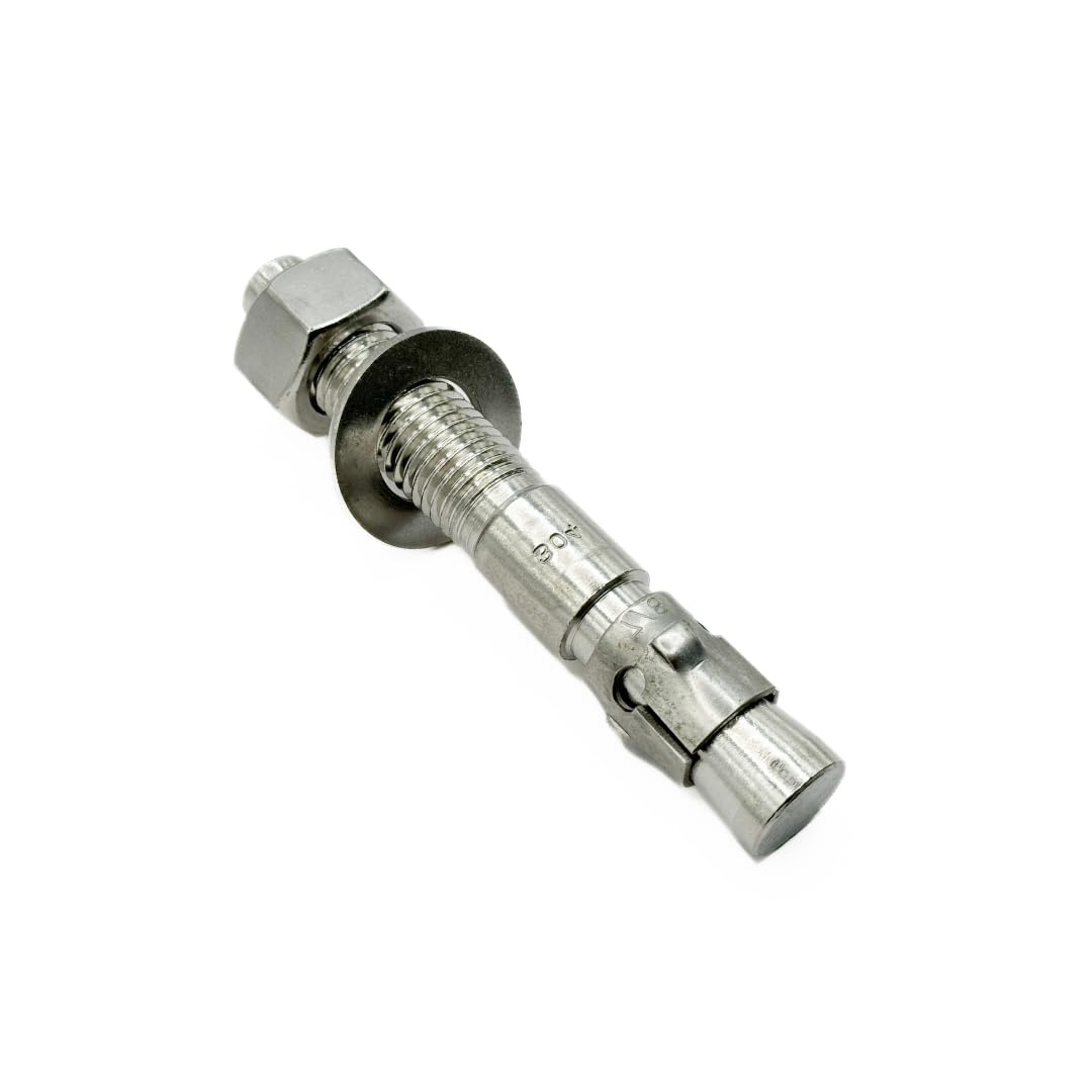 Stainless Steel Wedge Anchors - 5 Pack -2 Stainless Steel Wedge Anchors - 5 Pack -2