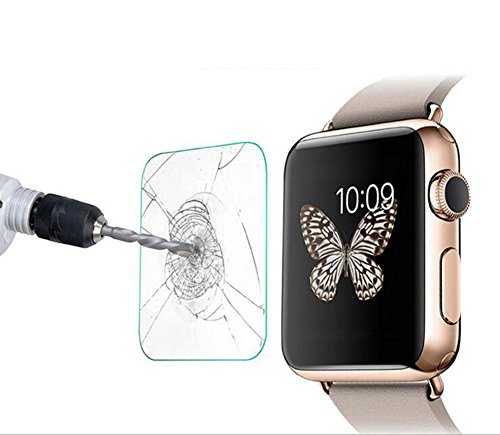 42mm Screen Protector for Apple Watch iWatch, YaSaShe 0.2mm 2.5D Tempered Glass Film