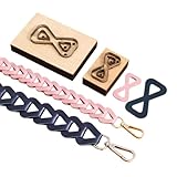 2pcs Leather Cutting Die Set, Leather Dies for Cutting Shapes, Leather Die Cutter, Bow Shape Backpack Strap Mold for DIY Leather Craft Projects (Bow Shape)