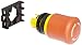 Eaton M22-PVT Mushroom Head Pushbutton, 22mm Diameter, Red Actuator, Twist Release Action
